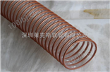 螺旋型铜钢丝加强耐磨伸缩透明PU软管