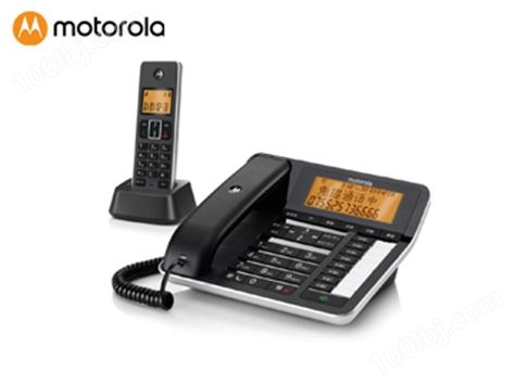 摩托罗拉C7501RC自动录音电话机报号子母机座机办公黑名...