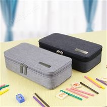 新款简约文具盒 创意便携防水学生笔袋 大容量铅笔收纳袋跨境批发